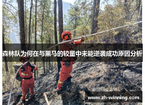 森林队为何在与黑马的较量中未能逆袭成功原因分析
